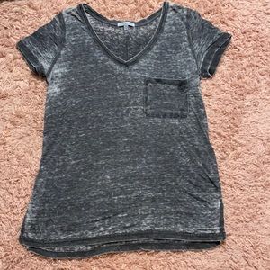 Charlotte Russe Charcoal Gray T-shirt